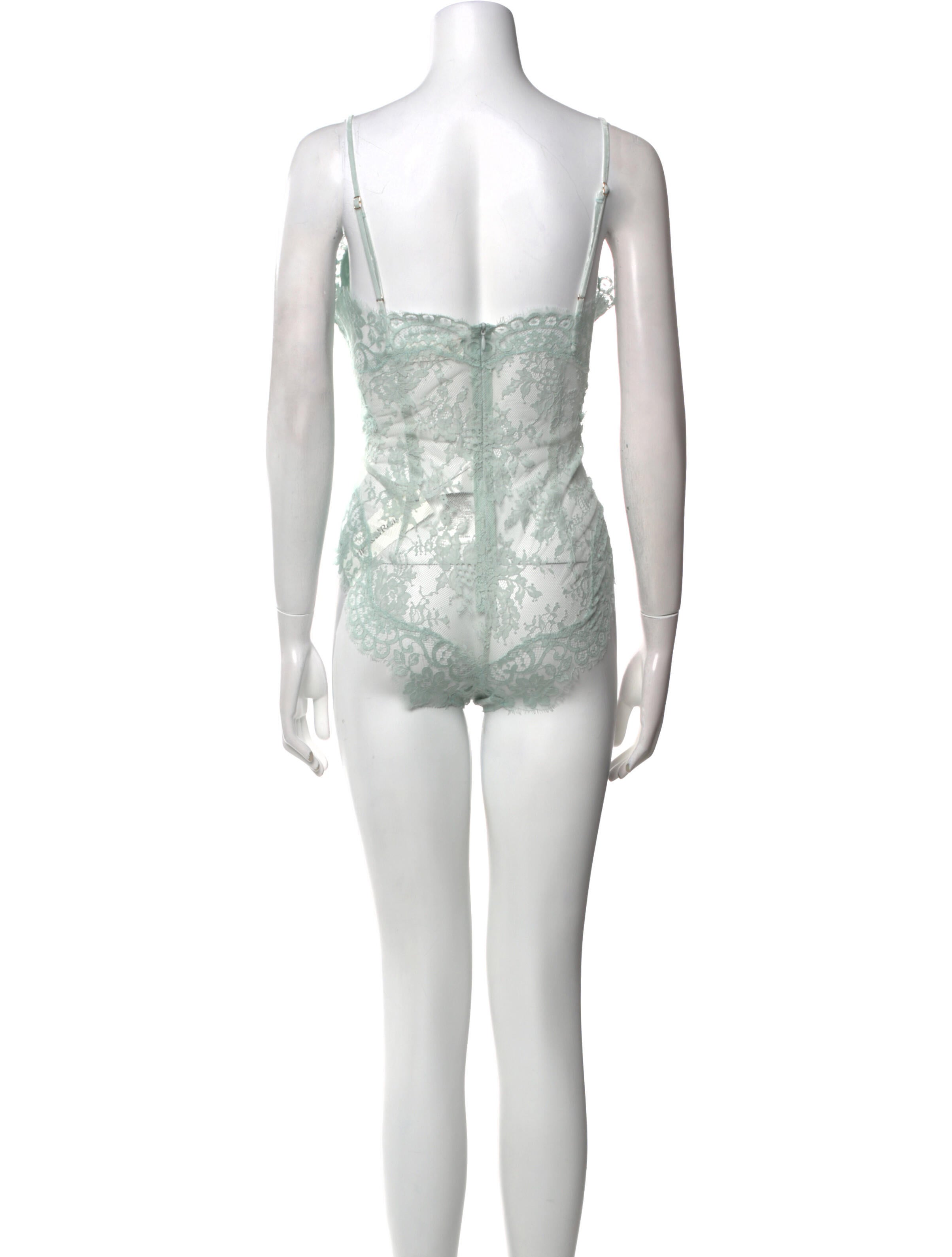 Zimmermann Lace Teddy Lace Pattern Bodysuit